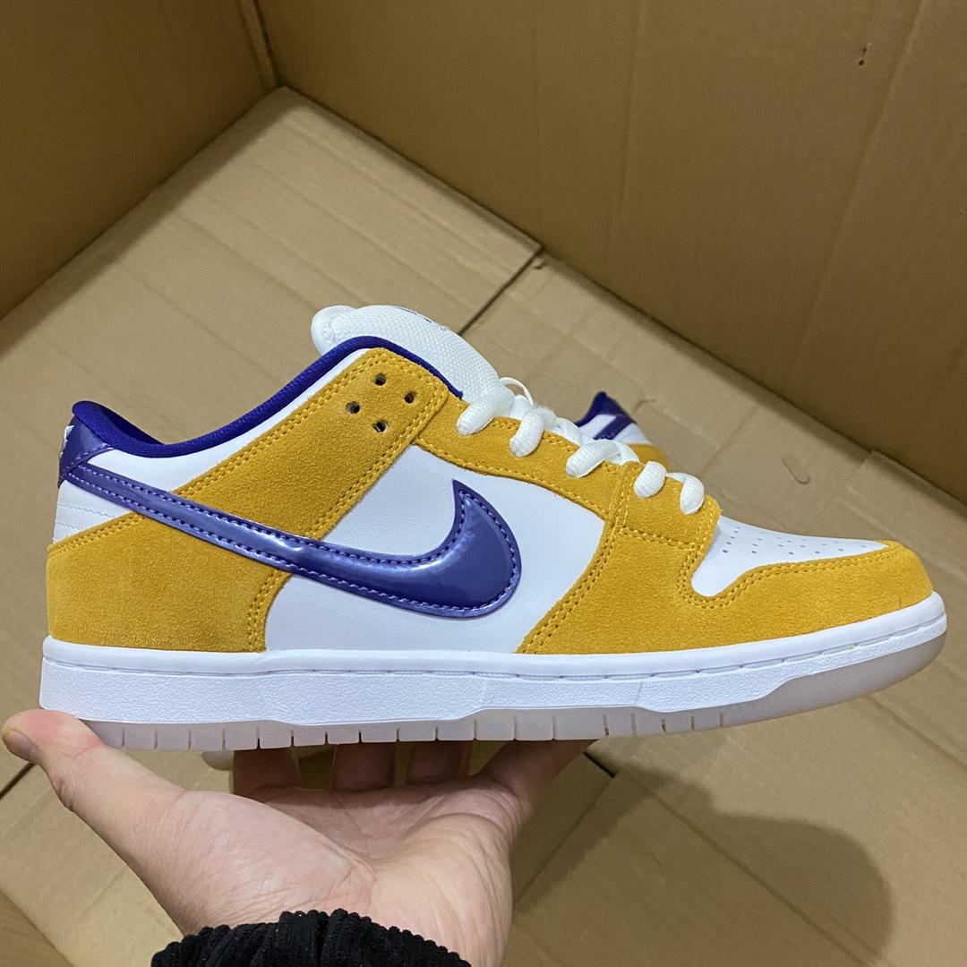 (특가) 나이키 SB DUNK Low LASER ORANGE Yellow Purple Gold Lakers (해외배송)