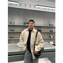 발렌시아가 파리 패밀리 24FW 램스킨 퀼팅 재킷 (해외배송)