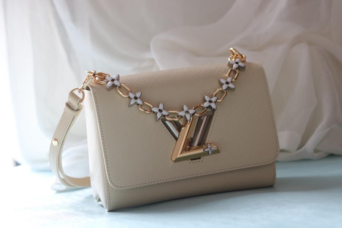 루이비통 트위스트 MM LV 블룸 핸드백 (해외배송)