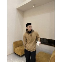 버버리 BBR 플레드 패치워크 지퍼 후드 재킷 (해외배송)