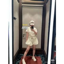 몽클레어 반소매 모노그램 탑 (해외배송)
