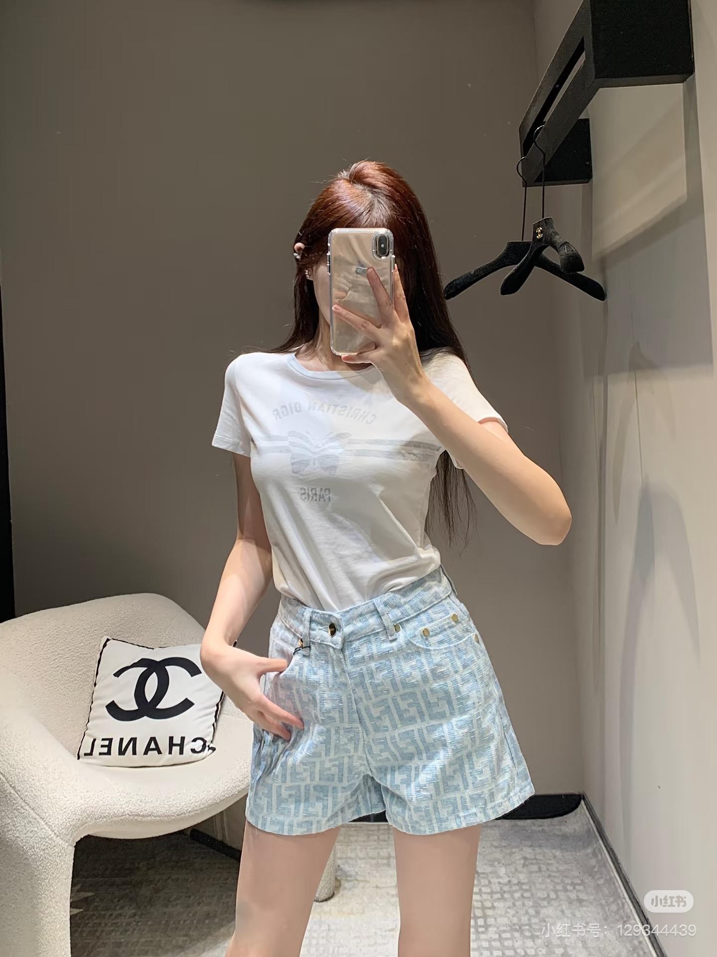 디올 버터플라이 반팔 티셔츠 (해외배송)