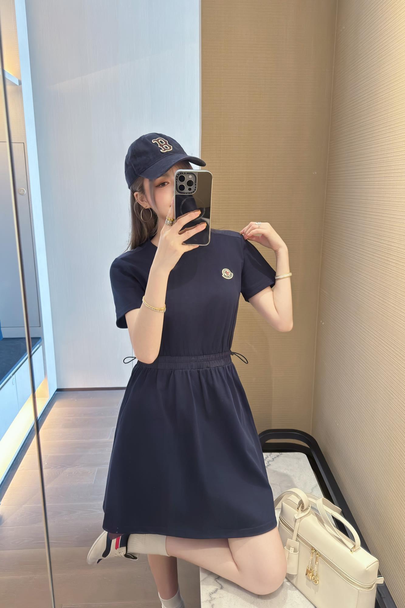 몽클레어 반팔 드레스 2컬러 (해외배송)