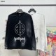 발렌시아가 24SS 메탈 록 방패 더블B 핸드프린팅 긴팔티셔츠 (국내배송)