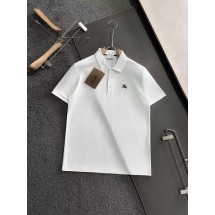 버버리 기사자수로고  면실크 카라티 (국내배송)