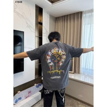 크롬하츠 멀티 페인팅 반팔 티셔츠 (국내배송)