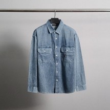 루이비통 카툰 모노 데님 셔츠 (국내배송)
