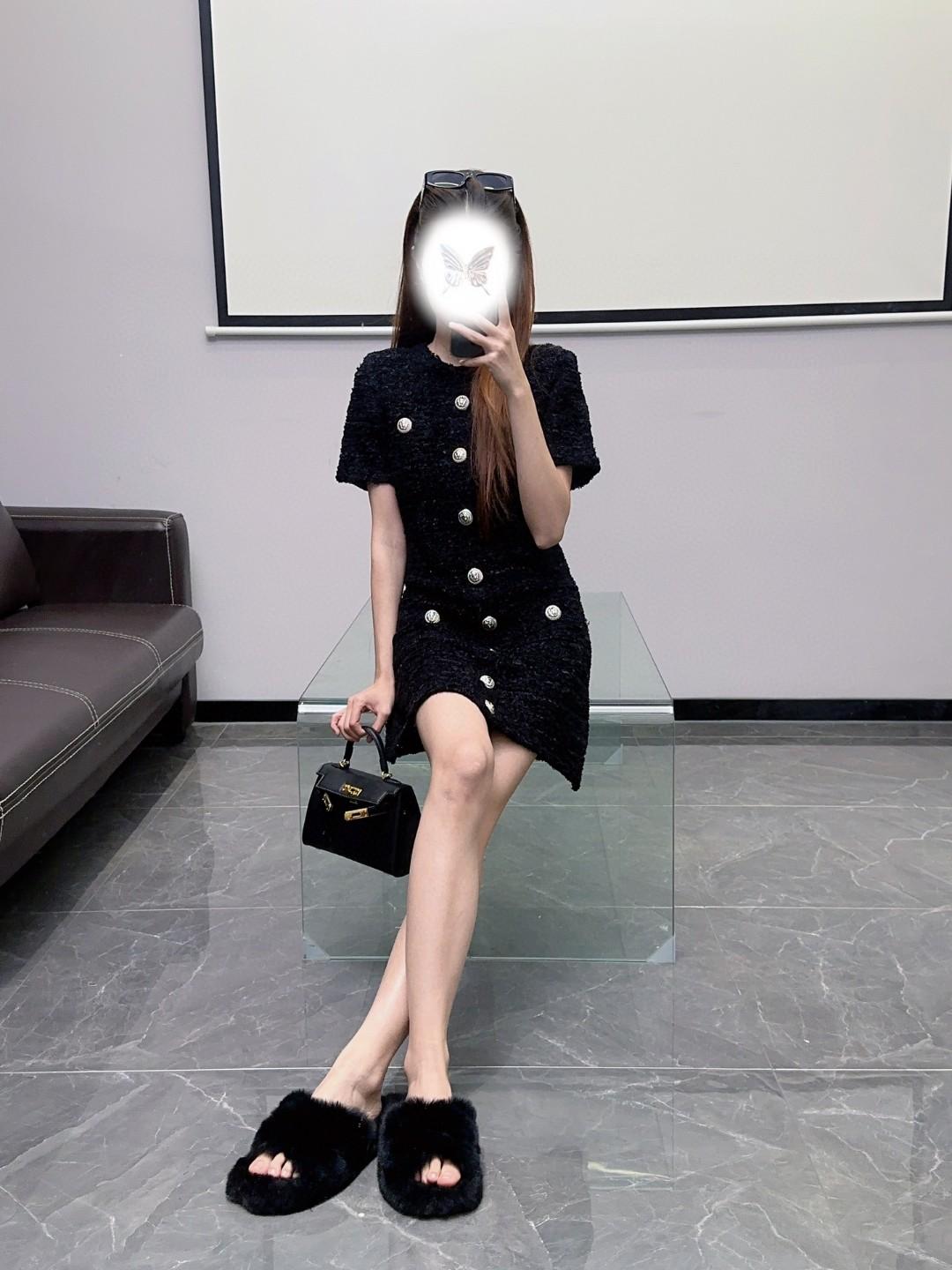 발망 고급 럭셔리 반팔 스커트 (해외배송)