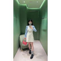 프라다 A라인 데님 드레스 (해외배송)