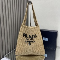 프라다 라피아 토트 크로스바디 백 (해외배송)