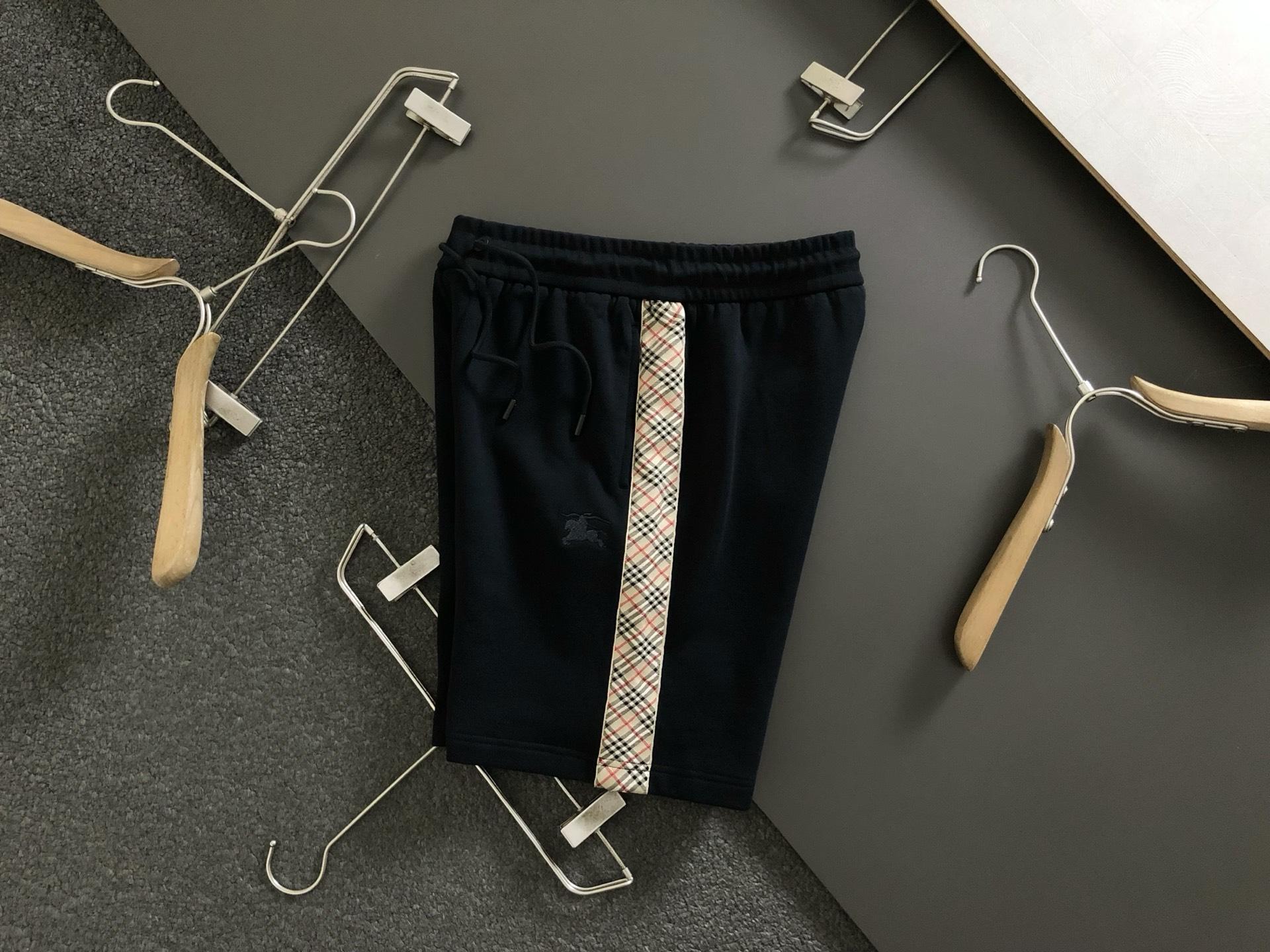 버버리 플레드 스티치 반바지 (해외배송)