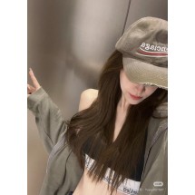 발렌시아가 웨이브 로고 자수  폴리티컬 빈티지 볼캡 (국내배송)