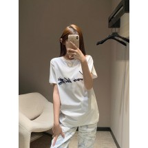 루이비통 모노그램 헤비 입체 자수 라운드넥 반팔 (해외배송)