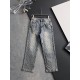 크롬하츠 25SS 신상 블루 데님 코튼 진 (해외배송)