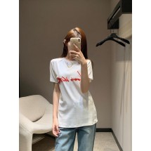 루이비통 헤비 입체 자수 라운드넥 반팔 (해외배송)