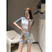 루이비통 풀 프린트 펜던트 데님 반바지 (해외배송)