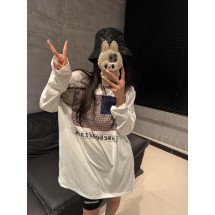 크롬하츠 산스크리트 별과 줄무늬 프린트 드레이프 아메리칸 선스크린 긴팔 (해외배송)