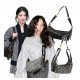 디올  D-Journey 미디엄 백 블루 Dior Oblique 자카드 (국내배송)