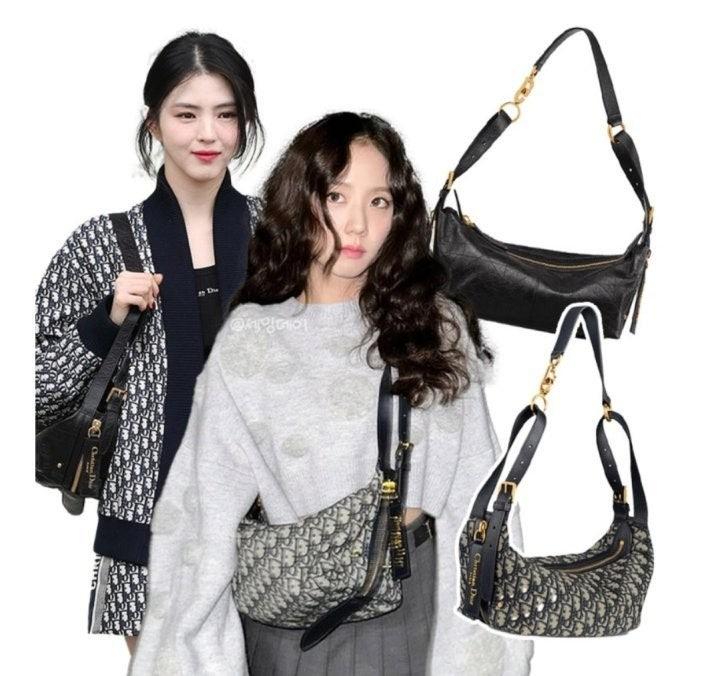 디올  D-Journey 미디엄 백 블루 Dior Oblique 자카드 (국내배송)