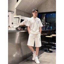 루이비통 남성 캐주얼 라운드넥 반팔 반바지 세트 (해외배송)