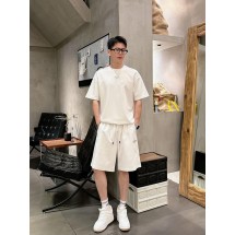 프라다 남성 캐주얼 라운드넥 반팔 반바지 세트 (해외배송)