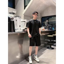 루이비통 남성 캐주얼 라운드넥 반팔 반바지 세트 (해외배송)