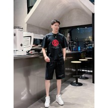 메종마르지엘라 남성 캐주얼 라운드넥 반팔 반바지 세트 (해외배송)