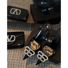발렌시아가 여름 라인스톤 하이힐 (해외배송)