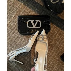 발렌시아가 여름 라인스톤 하이힐 (해외배송)