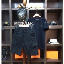 몽클레어 베컴P.k면브이넥+면스판하프카고 (국내배송)