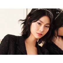 샤넬 레더 머리띠 (국내배송)