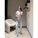 로에베 25초가을 최신 자수 스트레이트 진 (해외배송)
