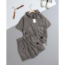 씨피컴퍼니나일론 렌즈 포켓 반팔 트레이닝 세트 (국내배송)