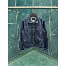 프라다 캐주얼 지퍼 긴팔 데님 재킷 (해외배송)