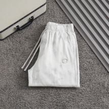발렌시아가레터링 자수로고 와이드 데님팬츠 (국내배송)