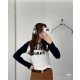 셀린느 25FW 콘트라스트 라글런 레터 프린트 롱슬리브 탑 (정품급 해외배송)