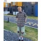 루이비통 Louis Vuitton logo full-print letter 반팔 (국내배송)