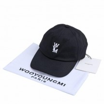 우영미 WYM로고 볼캡(블랙) (국내배송)