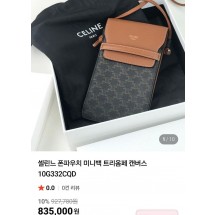 셀린느 폰 파우치 미니백 트리옴페 (국내배송)